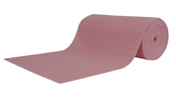 Antislip badmat - Per meter af te meten - Effen roze - 65 cm breed - Multifunctionele mat voor natte ruimtes