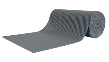 Antislip badmat - Per meter - Effen grijs - 65 cm breed - Multifunctionele mat voor natte ruimtes