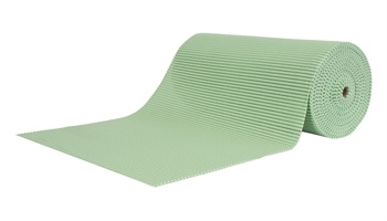 Antislip badmat - Op metermaten - Effen groen - 65 cm breed - Multifunctionele mat voor natte ruimtes