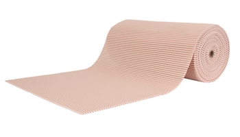 Antislip badmat - Per meter - Effen kleur - Nude - 65 cm breed - Multifunctionele mat voor natte ruimtes