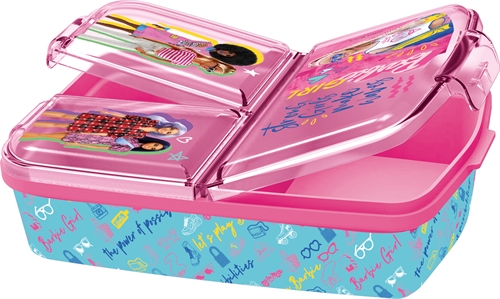 Barbie lunchbox - Lunchbox met 3 vakken voor kinderen - Disney Barbie