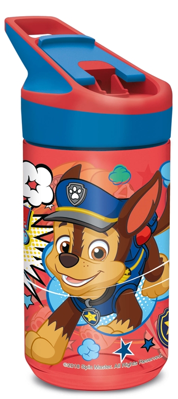 Paw Patrol - Drinkfles met flipfunctie en rietje - Chase en Rubble