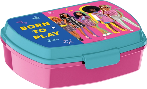 Barbie lunchtrommel - Lunchtrommel met 1 vak voor kinderen - Barbie​​​​​​