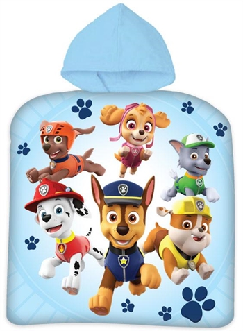 Badponcho - handdoek voor kinderen - Paw Patrol - 50x100 cm - 100% katoen