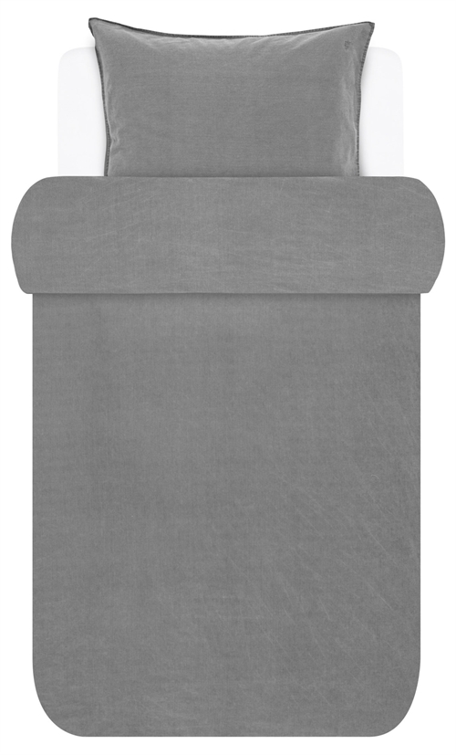 Marc O\'Polo beddengoed - 140x220 cm - 100% enzymgewassen katoenen bedset - Senja Stone linnenset