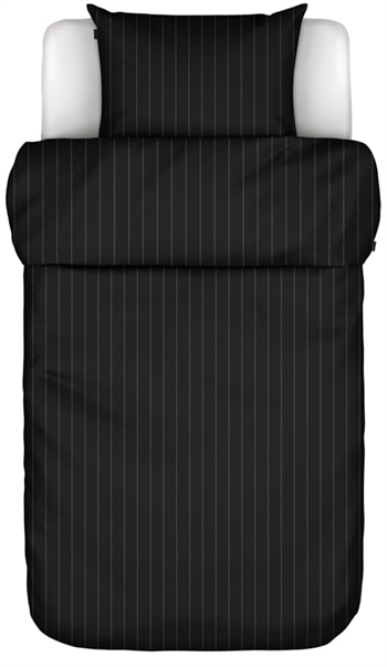 Beddengoed 140x220 cm - Jora Black - Beddengoed van 100% katoen satijn - Marc O\'Polo beddengoedset