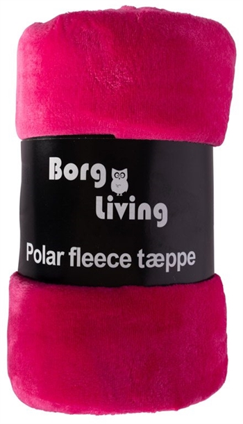 Fleece deken - Roze - 150x200 cm - Zacht en heerlijk bankkleed - Borg Living