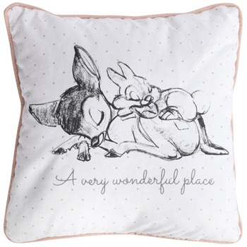 Sierkussen - 30x30 cm - Bambi en Stamper - 2-in-1 design - Borg living