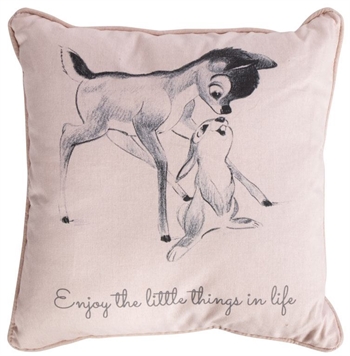 Sierkussen - 30x30 cm - Bambi en Stamper - 2-in-1 design - Borg living