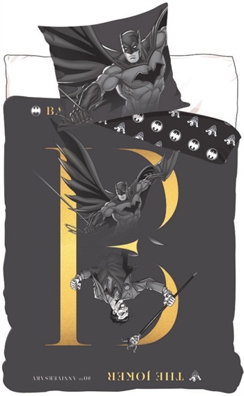 Batman beddengoed - 140x200 cm - Batman 2-in-1 design - beddengoedset van 100% katoen