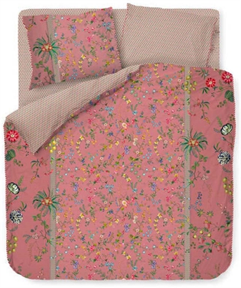 Bloemen beddengoed - 140x200 cm - Petites fleur pink - 2 in 1 set - 100% katoen - Pip studio beddengoed