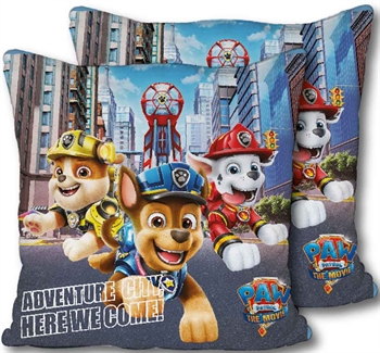 Paw Patrol - Sierkussen voor kinderen - 40x40 cm - Marshall, Rubble en Chase