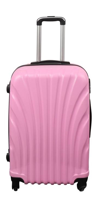 Koffer - Hardcase koffer - Afmeting Medium - Roze schelp - Exclusieve lichtgewicht reiskoffer