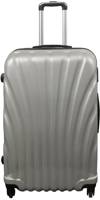 Grote koffer - Grijze Mossel - Hardcase koffer Large - Exclusieve reiskoffer