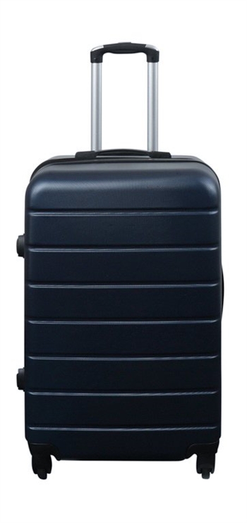 Koffer - hardcase koffer aanbieding - Grootte Medium - Blauw - Praktische reiskoffer