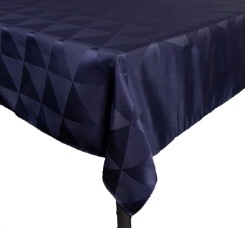 Tafelkleed - Blauw - Jacquard geweven tafelkleed met patroon - 140x240 cm