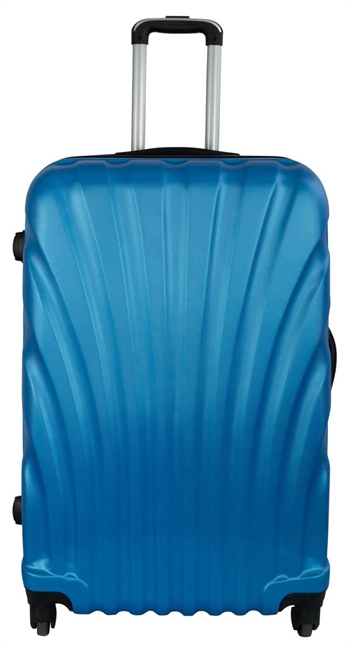 Grote koffer - Blauwe Schelp hardcase koffer - Exclusieve reiskoffer