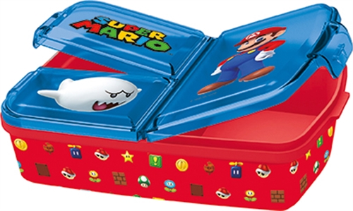 Super Mario lunchbox - Lunchbox met 3 vakken voor kinderen - Super Mario