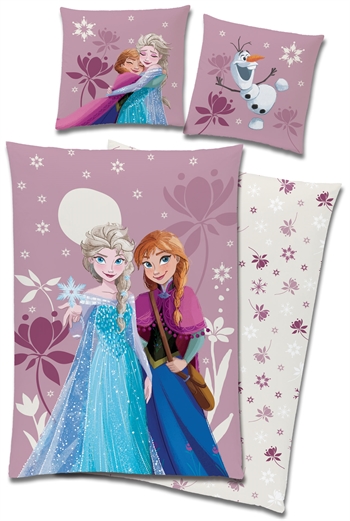 Frozen 2 junior beddengoed 100x140 cm - Anna en Elsa - 100% katoenen beddengoedset