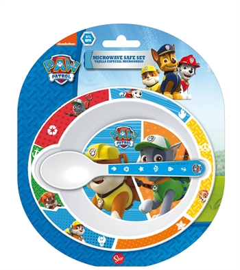 Paw Patrol kinderservies - Eetset in 2 delen voor kind - Rocky en Rubble