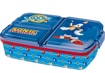 Sonic lunchbox - Kinderlunchbox met 3 vakken