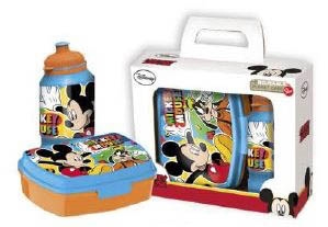 Disney lunchbox met drinkfles - lunchboxset in 2 delen voor kinderen - Mickey en Goofy