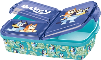 Bluey lunchbox - Lunchbox voor kinderen - Lunchbox met 3 compartimenten - Bluey en Bingo