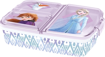 Frozen lunchbox - lunchbox met 3 vakken voor kinderen - Anna, Elsa en Olaf