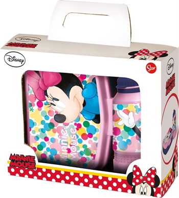 Minnie Mouse lunchbox met drinkfles - lunchbox set in 2 delen - Disney