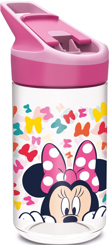 Disney Drinkfles - Drinkfles met flipfunctie en rietje - Minnie Mouse