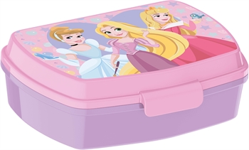 Disney Prinsessen lunchbox - Lunchbox met 1 vak voor kinderen - Assepoester, Rapunzel en Tonerose