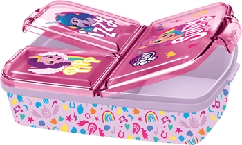 My Little Pony lunchbox met 3 compartimenten - Sunny, Pipp en Izzy - lunchbox voor kinderen