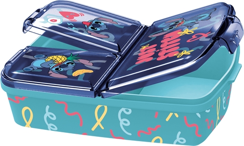 Stitch lunchbox - Lunchbox met 3 vakken voor kinderen - Disney Stitch