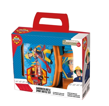 Brandweerman Sam lunchbox en drinkfles - lunchset in 2 delen voor kinderen