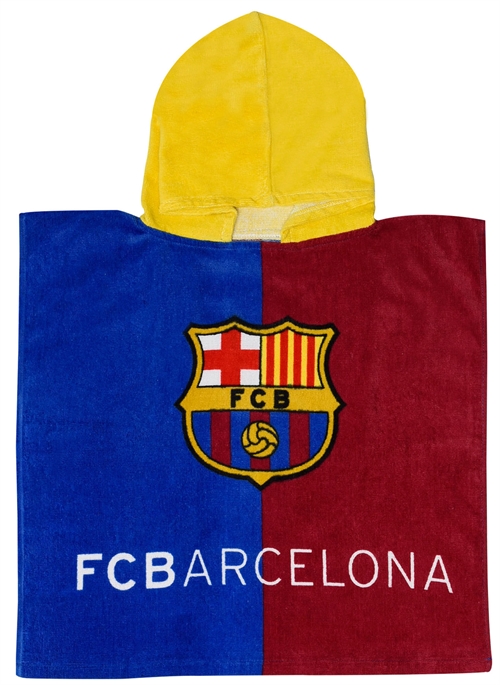 badponcho - 100% Zachte katoenen badhanddoek - 50x100 cm - FC Barcelona handdoek