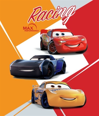 Kinderdeken - Cars 3 - 120x140 cm - Zachte en heerlijke fleecedeken - Borg Living