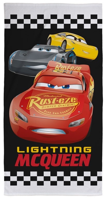 Badhanddoek - Lightning McQueen - Cars - 70x140 cm - 100% Katoen