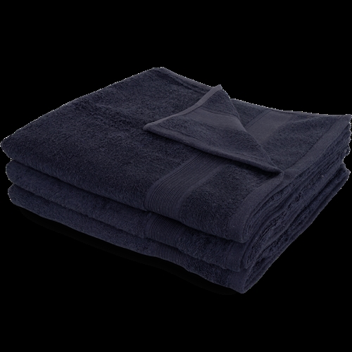 Bamboe badhanddoek - 70x140 cm - Donkerblauw - Zachte luxe handdoeken van Excellent - By Borg