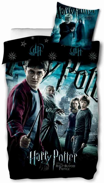 Harry Potter beddengoed - 140x200 cm - Harry Potter en Perkamentus beddengoedset - 2-in-1 ontwerp - 100% katoen