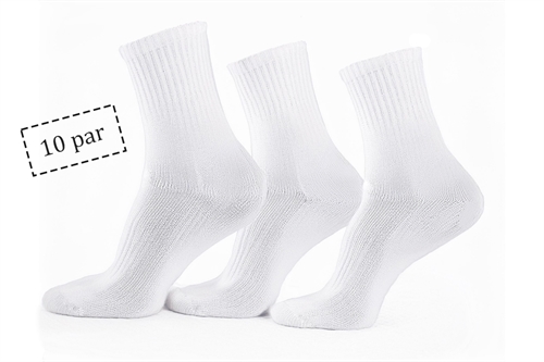 Footies - 10 paar zwarte enkelsokken - Maat 43-46 - Moderne unisex sokken