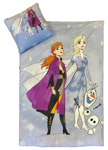 Frozen beddengoed - 140x200 cm - Olaf, Anna en Elsa - 100% katoenen beddengoedset - Frozen