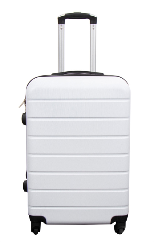 Koffer - Hardcase koffer - Grootte Medium - Wit - Praktische reiskoffer