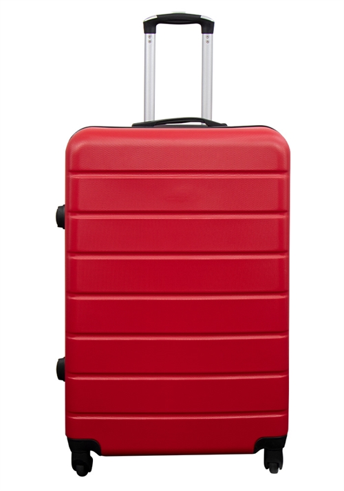 Grote koffer - Rood - Hardcase koffer aanbieding - Lichtgewicht koffer