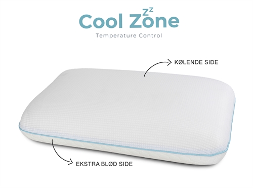 Memory foam hoofdkussen - Outlast ruimtetechnologie - Temperatuurregulerend kussen - Omkeerbaar