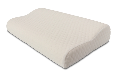 Ergonomisch kussen - Nekkussen met ingebouwde curve - Memory foam kussen 50x30 cm