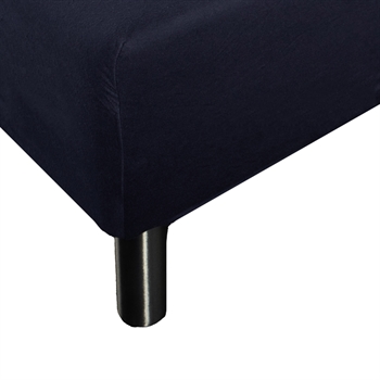 Stretch hoeslaken 70x200 cm - Donkerblauw jersey laken - 100% katoen - Hoeslaken voor matras