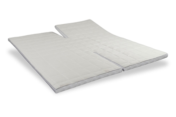 Topmatras met h-split - 160x210 cm 5 cm hoog - Advance Memory foam - Zen Sleep - Ergonomisch topmatras