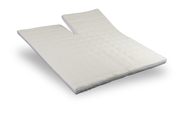 Topmatras met u-split - 160x210 cm, 5 cm hoog - Advance memory foam - Zen Sleep - Ergonomisch topmatras