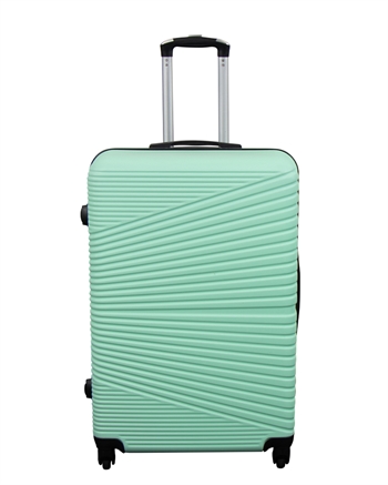 Grote koffer - Nordic mint - Hardcase koffer - Slimme reiskoffer