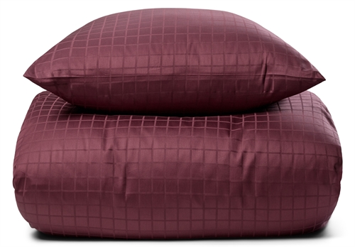 Biologisch beddengoed - 200x220 cm - tweepersoons beddengoed set - GOTS-gecertificeerd - Plum beddengoed in 100% katoen satijn van by borg